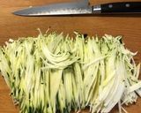 生でも食べられるズッキーニのコールスロー作り方2写真