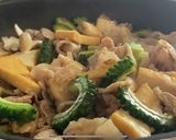 ボリューム満点♪ゴーヤと豚肉の味噌炒め作り方4写真