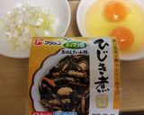 フジッコ『ひじき煮』で簡単ヘルシー炒飯作り方1写真