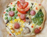 美味しく楽しく*ガーデンフォカッチャ作り方7写真