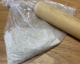 オートミールでなんちゃってクリスピーピザ作り方1写真