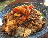 スタミナ満点!納豆そぼろ丼作り方7写真