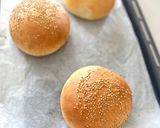 ふんわり軽い甘めのバンズ〜胡麻風味〜作り方18写真