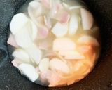 かぶとほうれん草のミルクスープ作り方4写真