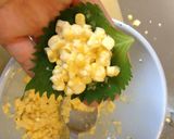 大葉とトウモロコシのかき揚げ作り方3写真