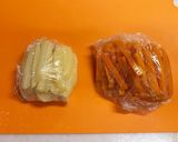 ごま油香る♫人参とジャガイモの肉巻き♡作り方3写真