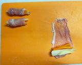 ごま油香る♫人参とジャガイモの肉巻き♡作り方4写真