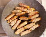 ごま油香る♫人参とジャガイモの肉巻き♡作り方7写真