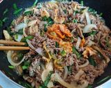 箸が止まらない！キム玉牛丼作り方6写真