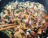 箸が止まらない！キム玉牛丼作り方9写真