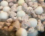 我が家の煮物 大根と里芋と鶏肉煮物作り方3写真