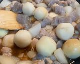 我が家の煮物 大根と里芋と鶏肉煮物作り方5写真