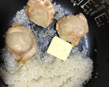 塩漬け生胡椒とホタテのピラフもどき作り方3写真