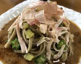 かつお節たっぷり！冷汁風志布志の夏そば作り方10写真