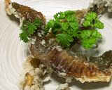 「珍味」ホッケの皮の唐揚げ&骨せんべい作り方4写真