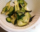 夏野菜のカラシ味噌和え作り方2写真