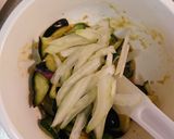 夏野菜のカラシ味噌和え作り方5写真