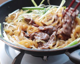 【中華料理】一皿料理！牛肉とフォーの炒め作り方11写真
