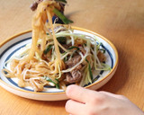 【中華料理】一皿料理！牛肉とフォーの炒め作り方12写真
