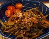 牛しぐれ煮。ごぼうと人参で。作り置き作り方13写真