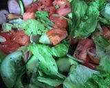 炒チャオレタスと夏野菜のあっさりパスタ作り方3写真