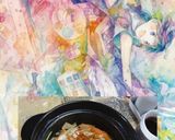 チークリーム味噌うどん(人参かぶ小松菜)作り方13写真