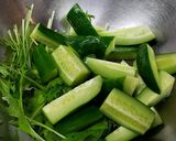 鳥モモ肉と夏野菜のサラダ作り方4写真