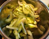 ⒺセロリのきんぴらⒺ作り方1写真