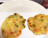 揚げ焼きで簡単♬枝豆とコーンのかき揚げ作り方4写真