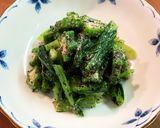 簡単！オクラと小松菜の胡麻味噌和え作り方4写真