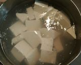 アスパラと小蛯名のあんかけ豆腐作り方1写真