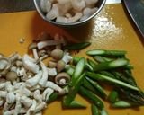 アスパラと小蛯名のあんかけ豆腐作り方2写真