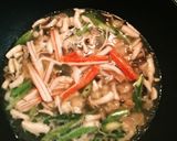 アスパラと小蛯名のあんかけ豆腐作り方4写真