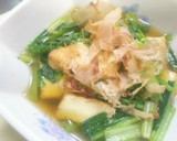 厚揚げと小松菜の煮浸し作り方7写真