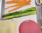 ☆お弁当の隙間埋めに！ハムチーズ＋野菜☆作り方1写真