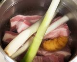 圧力鍋で♡豚の角煮作り方1写真