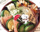 作り置きおかず スヌーピー弁当 詰め方作り方12写真