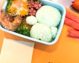 けろけろけろっぴ 弁当 雨ふり作り方5写真
