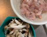 鶏胸肉 しめじ 酒蒸し作り方1写真