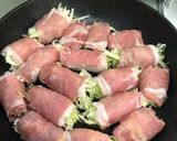 豚肉にチーズとキャベツ巻き巻き作り方4写真