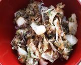 舞茸長ネギ素干しエビ青のりのかき揚げ作り方6写真