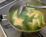 小松菜と油揚げのお味噌汁作り方8写真