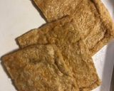 揚げの納豆はさみ焼き作り方1写真