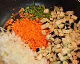 ☆野菜とひき肉のドライカレー☆作り方1写真