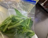 小松菜と油揚げのお味噌汁作り方3写真