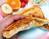 フライパンで野菜も取れるホットサンド作り方12写真