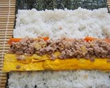 三つ葉香る♪そぼろ巻き寿司♪チーズも美味作り方11写真