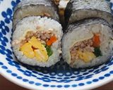 三つ葉香る♪そぼろ巻き寿司♪チーズも美味作り方17写真