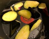 ナスとサバ缶のスープカレー作り方1写真