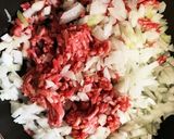 肉好きの天津飯作り方1写真